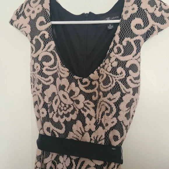 Betsy & Adam | Dresses | Betsy Adam Lace Mermaid Gown W Tie | Poshmark